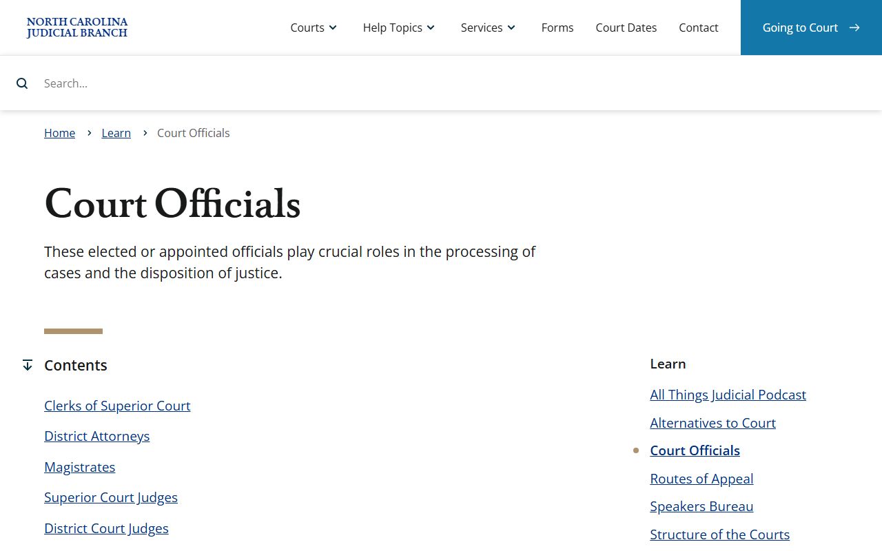 Mecklenburg County Clerk of Superior Court records and North Carolina clerk duties