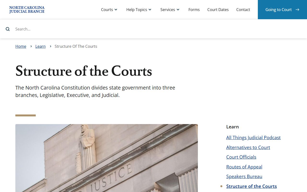 Mecklenburg County court dockets North Carolina court structure